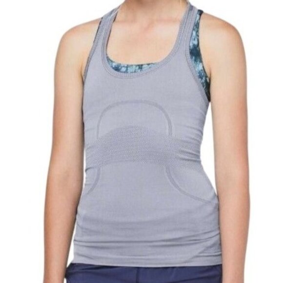Lululemon‎ Womens 4 Swiftly Tech Racerback Light Purple - Picture 1 of 10